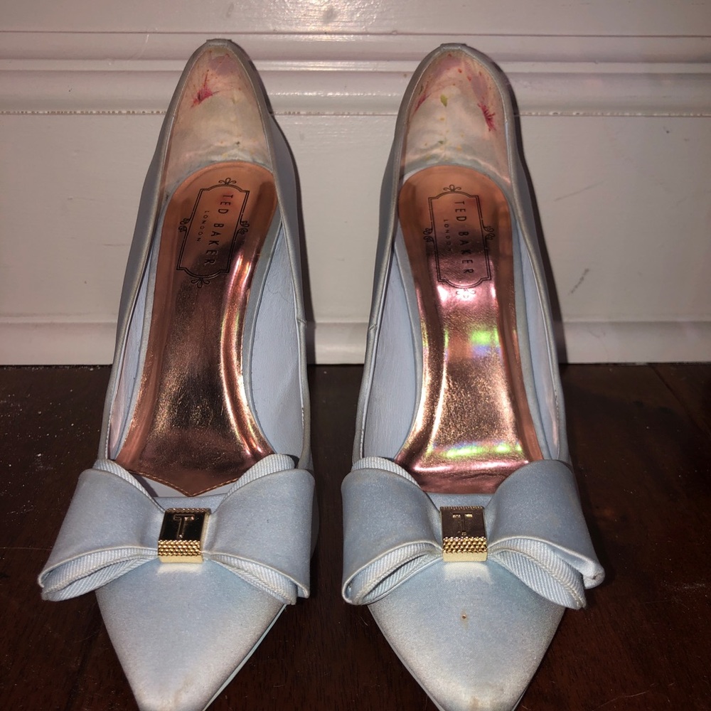 Light blue Ted Baker high heels